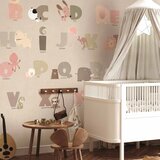  Foto tapeta - A Beige Alphabet 400x280 Vodootporna | shoptok.hr