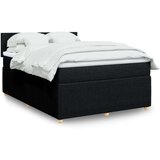  Krevet s oprugama i madracem crni 160x200 cm od tkanine | shoptok.hr
