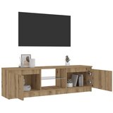 TV ormarić LED boja hrasta 120x30x36 cm konstruirano drvo | Eponuda.ba