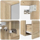  Set namještaja za kupaonicu 4 kom. Hrast sonoma | shoptok.hr