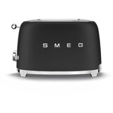 Smeg TSF01BLMEU 2-Schlitz-Toaster 50's Retro Style, Schwarz Matt Cene