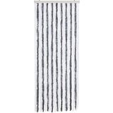 vidaXL Zastor protiv insekata sivo-bijeli 56 x 185 cm šenil | shoptok.hr