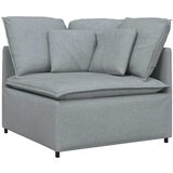  Modularna sofa Kutni modul s jastucima svijetlo siva 100 cm | shoptok.hr