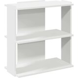 vidaXL Knjižna omara 3-nadstropna bela 60x30x60 cm inž. les | Shoptok.si