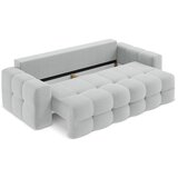Makamii Svijetlo siva sklopiva sofa od bouclé tkanine 255 cm Milu – | shoptok.hr