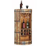 Interia Home & Living Vinski stalak od recikliranog drva u prirodnoj boji za 8 boca, 60x115 cm Kaveri - | shoptok.hr