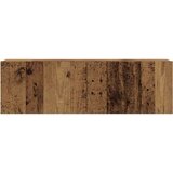  Zidni TV ormarić, 4 dijela, staro drvo, 100x30x30 cm | Shoptok.si