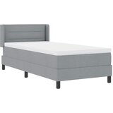Krevet s opruga kutije Svijetlo siva 200 x 90 cm tkanina | Eponuda.ba