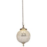 QAZQA Art Deco viseča svetilka kristal z zlatom 35 cm - Kasbah | Shoptok.si
