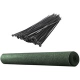  Zaštitna mreža za ogradu 1.5M x 10M 140g/m² - zelena | Shoptok.si