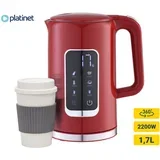PEKR723 grelnik vode, 1.7L, 2200W, digitalni zaslon, 5 stopenj, funkcija keep warm, varnostne zaščite, samodejni izklop, 360° podstavek, +gratis skodelica,, (21591859)