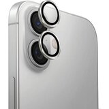 Uniq SZKŁO NA APARAT OPTIX ALUMINIUM CAMERA LENS PROTECTOR Z APLIKATOREM NA IPHONE 16 / IPHONE 16 PLUS - SREBRNE, (21911548) Cene