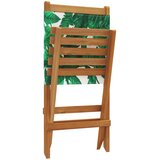  Sklopive stolice 8 kom. Zelena tkanina i puno drvo | shoptok.hr