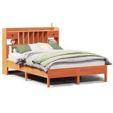  Krevet s regalom za knjige bez madraca 150x200 cm od borovine | shoptok.hr