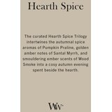 WoodWick Trilogy Hearth Spice dišeča sveča z lesenim stenjem 275 g | Shoptok.si
