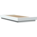 The Living Store Posteljni okvir z LED lučkami bel 75x190 cm inženirski les - Posteljni Okvir, (21523344) | Shoptok.si