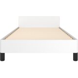  Okvir za krevet s uzglavljem bijeli 80 x 200 cm od umjetne kože | Eponuda.ba