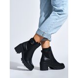 Shelvt Elegant black ankle boots with heels | Shoptok.si