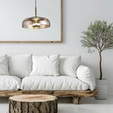  LED luster na sajli VETRO LED/6W/230V prečnik 23 cm bež/crna | Eponuda.com