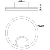 Globo 67298D - led plafonjera beatrix LED/12W/230V | Eponuda.com