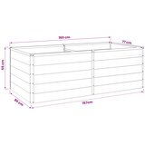  Povišeni vrtni krevet Antracit 160 x 80 x 55 cm | shoptok.hr
