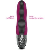 Mystim Hop Hop Bob E-Stim - električni vibrator na punjenje (crni) | shoptok.hr