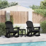 Adirondack ljuljačke 2 pcs Crna HDPE | Eponuda.ba