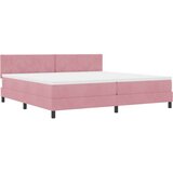  Krevet s opruga kutije Ružičasta 200 x 200 cm Baršun | shoptok.hr