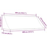 Tenda na uvlačenje 400 x 150 cm plavo-bijela | shoptok.hr