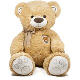 Amek plišana igračka Medvjedić s retro mašnom 62 cm - Brown | shoptok.hr
