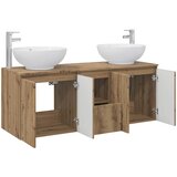  Set ormarića za kupaonicu 3 kom. Hrast artisan | shoptok.hr