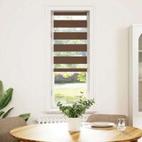 vidaXL zebra senčilo rjave 40x150 cm tkanina širina 35,9 cm poliester | Shoptok.si