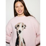 Reserved Pulover sa žakard uzorkom - pastelnoružičasto | shoptok.hr
