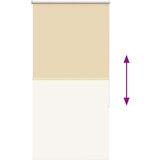 Rolo zavjesa Blackout Bež 80x175 cm Širina tkanine 75 7 cm | shoptok.hr