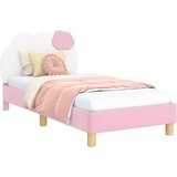  Krevet za djecu s uzglavljem Ružičasta 80 x 160 cm PU | shoptok.hr