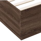  Okvir za krevet s LED svjetlima boja hrasta 150 x 200 cm drveni | shoptok.hr