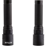 Retlux led punjiva aluminijumska baterijska lampa LED/3W/2000 mah IPX4 crna | Eponuda.com