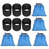 INORCO 5Pcs Za Mv1 Wd1 Wd2 Wd3 Se4001 Filtrirna Vrečka & 6x Za Mv1 Wd1 Mokro Suhi Penasti Filter Mv1 Wd1 Kar Filter, (22026887) | Shoptok.si