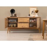 Hanah home vina 01 0900 atlantic pine stone (produžni trpezarijski sto, stolice i konzola (6 komada)) | ePonuda.com