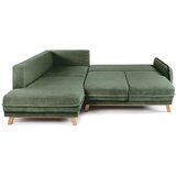 Bonami Selection Svijetlo zelena sklopiva kutna garnitura od samta (s lijevim kutom) Tori – | shoptok.hr