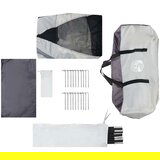 vidaXL Šator za bazen s uklonjivim letvicama i mrežastim stjenkama | shoptok.hr