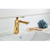 ELITE EDITION Luksuzna armatura za umivalnik BS1210 | Kopalniška pipa — Crno zlata | Shoptok.si