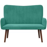 SOFA za dvije osobe Tirkizna 115 x 61 x 87 cm Baršun | shoptok.hr
