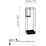 Aberto Design stalak za kišobrane Şemsiye-A-008, 20x20x61 cm, crni | Eponuda.com