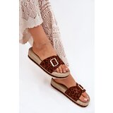 Boto Women's Platform Sandals With Gold Buckle Leopard Selira | shoptok.hr
