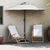 vidaXL Vrtni suncobran Pijesak 294 x 150 x 223 cm tkanina | shoptok.hr