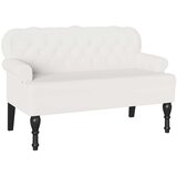  Chesterfield klupa Bijelo 119,5 x 64,5 x 75 cm Lažna koža | Eponuda.com