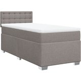  The Living Store Box spring postelja z vzmetnico taupe 90x200 cm blago - Box Spring Postelja, (21496707) | Shoptok.si