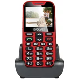 Evolveo Easyphone xd telefon za starejše - rdeč