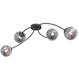  Plafonski luster VIBRA 4xE14/10W/230V crna/siva | Eponuda.com